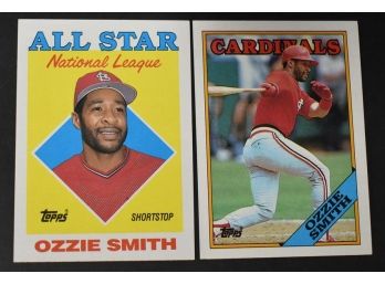 133. Ozzie Smith All Star Baseball Card Topps (2)