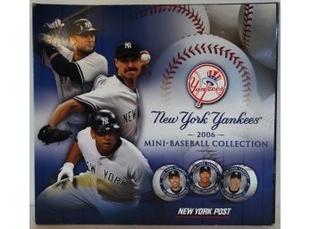 107. N.Y. Yankees 2006 Mini Baseball Collection