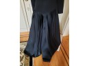 Bateau Neckline Black Carolina Herrera Long Sleeved Evening Dress - Size 14