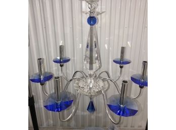One Of A Kind Art Glass Chandelier