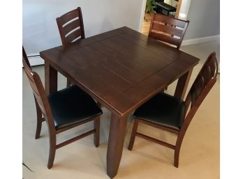 Handsome Mission Table And 4 Chairs