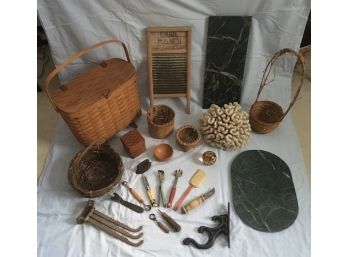 Baskets And Vintage Texture