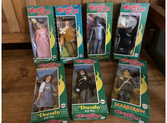 Set Of Vintage Wizard Of Oz Dolls For Mego Co.