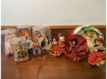 Huge Lot Of International Dolls