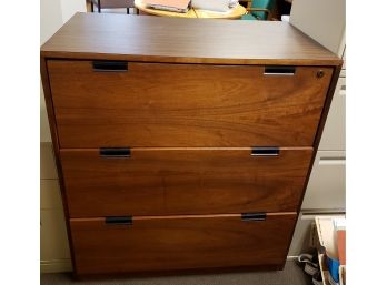 Three Drawer Wood Filing Cabinet (3 Of 3)