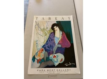 Tarkay Plate Signed Large Print