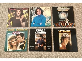 Lot Of 6 John Travolta Movie LPs