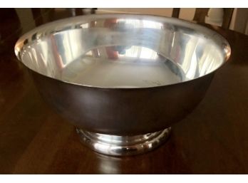 Large Silver Punch Bowl