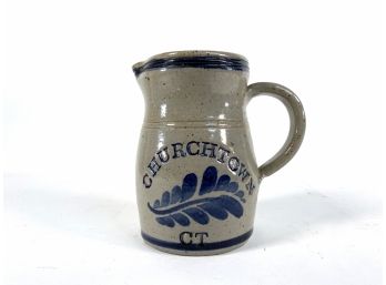 Churchtown CT Earthenware Pitcher