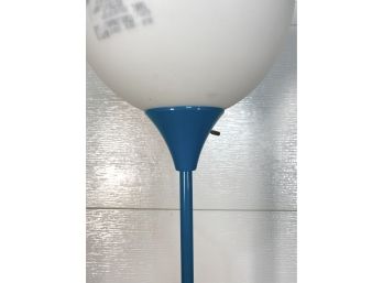 6ft Teal Blue Floor Lamp
