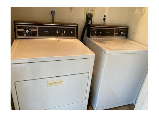 Kenmore Top Loading Washer 110.82980120 & Front Loading Dryer Model 86980100 - GOOD Working Condition