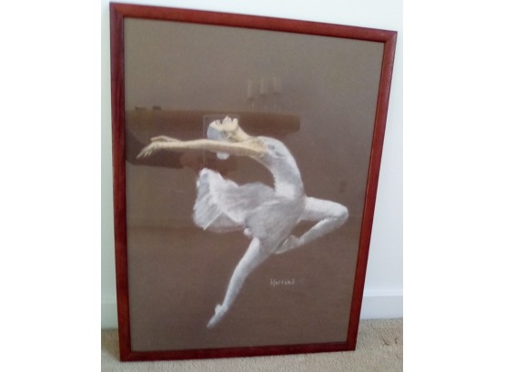 Lovely Dancer Print Signed By Hafford