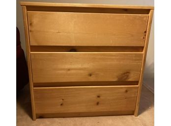 Lovely Knotty Pine Wood 3 Drawer Dresser From Furniture In The Raw ( Finish Your Own) In Boston