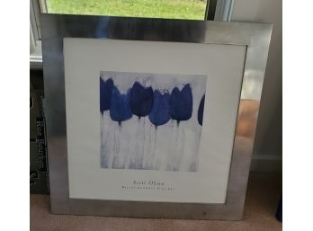 Lovely Blue Tulips Framed & Matted Print By Scott Olson