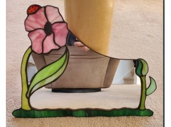 Colorful Hand- Made Stained Glass With Lead Mirror