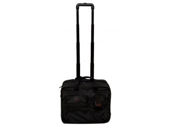 Tumi Alpha Deluxe Four Wheel Rolling Briefcase