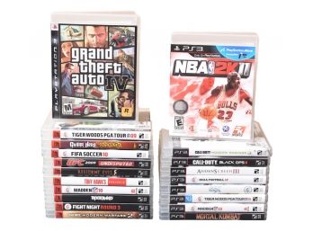 Set Of Twenty Playstation 3 Games