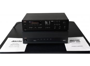 Adcom Multi-Channel Power Amplifier GFA-6000 And Surround Sound Tuner/Preamplifier GTP-600
