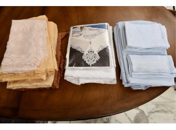 Collection Of Elegant Tablecloths And Napkins