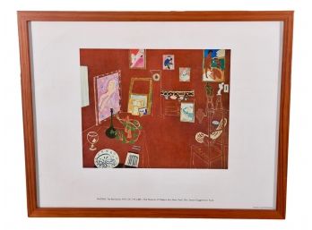The Museum Of Modern Art Framed Print Of 'The Red Studio' By Matisse