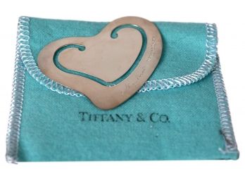 Tiffany & Co. Elsa Peretti Sterling Silver Heart Shaped Bookmark