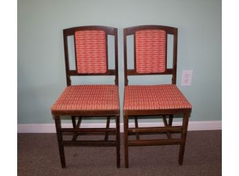 Vintage Folding Chairs (2)
