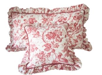 Toile Decorative Pillows
