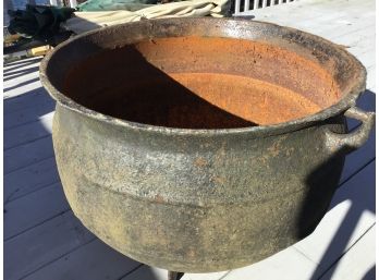 Large Antique Cast Iron Cauldron - Very Heavy!