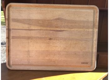 Large Dansk Wooden Cutting Board