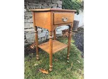 Ethan Allen Baumritter Maple Telephone Stand / Night Table