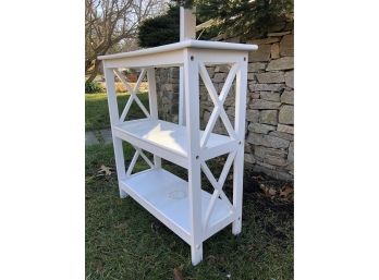 Small White Console Table