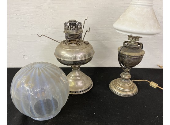 Two Lamps And Two Shades