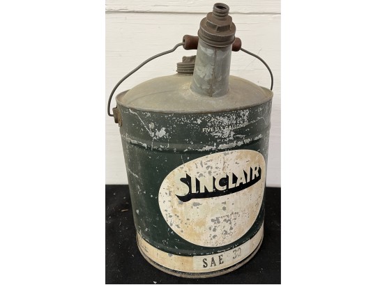 Five Gallon Sinclair Oil Can