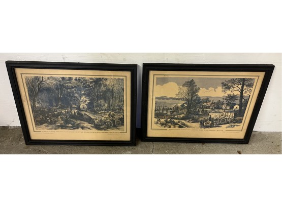 Two Framed Pioneer Prints