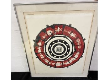 Framed, Signed, And Titled Lithograph