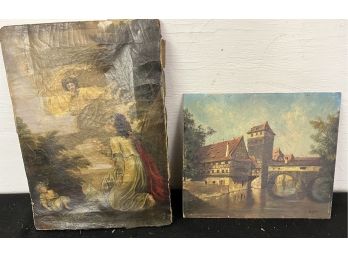 Two Early Oil Paintings