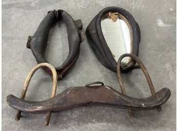 Two Horse Collars And Yoke