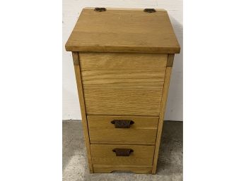 Custom Made Oak Cabinet