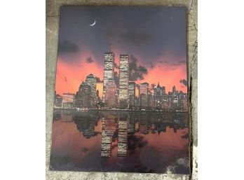 Unframed Cityscape Print
