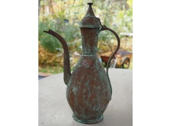Vintage Coffee, Tea  14 1/2' Copper Vessel Hand Hammered