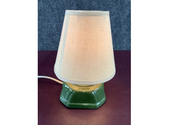 Small Green Table Lamp