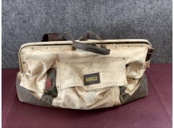 Dewalt 24' Canvass And Leather Tool Bag