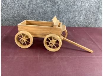 Decorative Wood Wagon