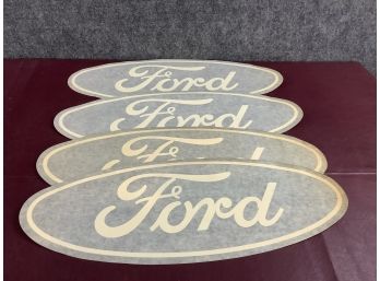 4 Ford Oval Decals