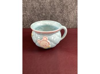 Vintage Ceramic Baby Mug Planter
