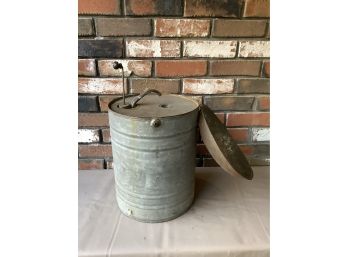 Unique Vintage Galvanized Pump Can