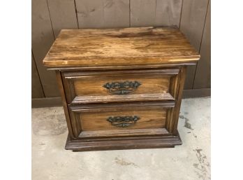 2 Drawer End Table-nightstand