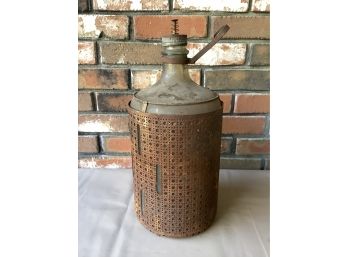 Vintage Glass Kerosene / Oil Bottle