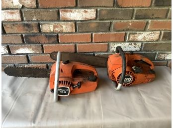 Lot Of 2 Chainsaws