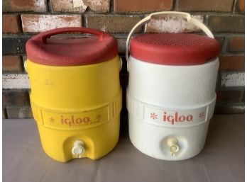 Pair Of Igloo 2 Gallon Cooler Jugs